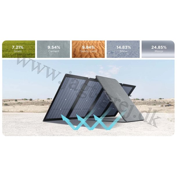 EcoFlow 220W Bifacial solpanel