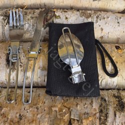 Foldebart Bestik st i rustfrit