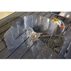 Outdoor vindskrm for gasblus