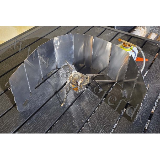 Outdoor vindskrm for gasblus