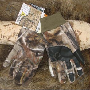 Fleecehandske m. lderpstning og foer