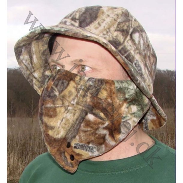 Bllehat og ansigtsmaske i Fleece.