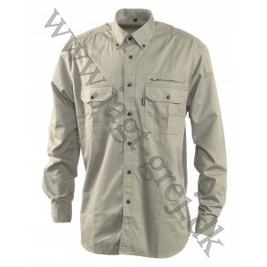 Deerhunter Wapiti Langrmet skjorte i True beige
