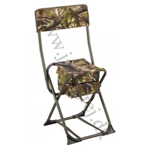 Jagtklap stol i camouflage med rygl�n