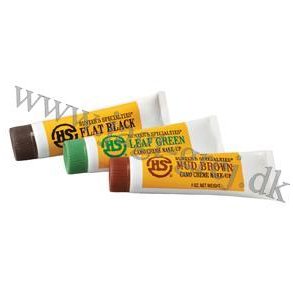 Ansigtsmaling sort, grn og brun