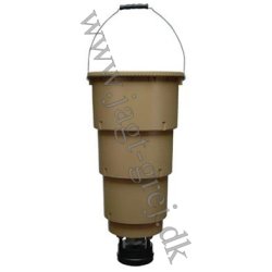Foderspreder med timer og 19 lt beholder