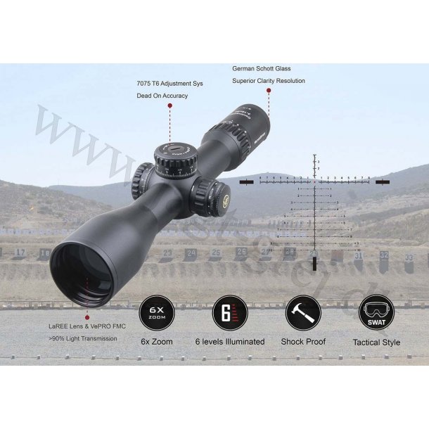 Vector Continental 34mm, 3-18x50FFP