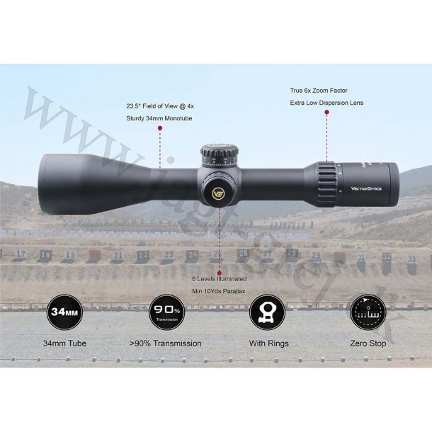 Vector Continental 34mm, 4-24x56FFP