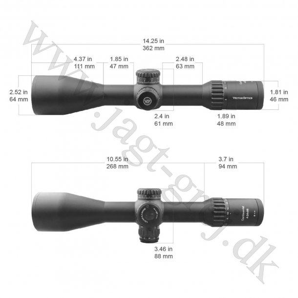 Vector Continental 34mm, 4-24x56FFP