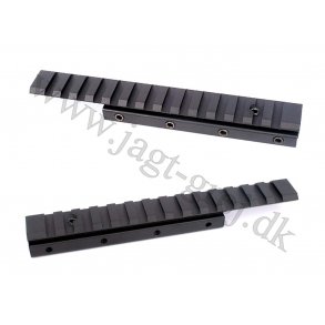Ekstra lang 11 til 22 mm picatinny adapter skinne