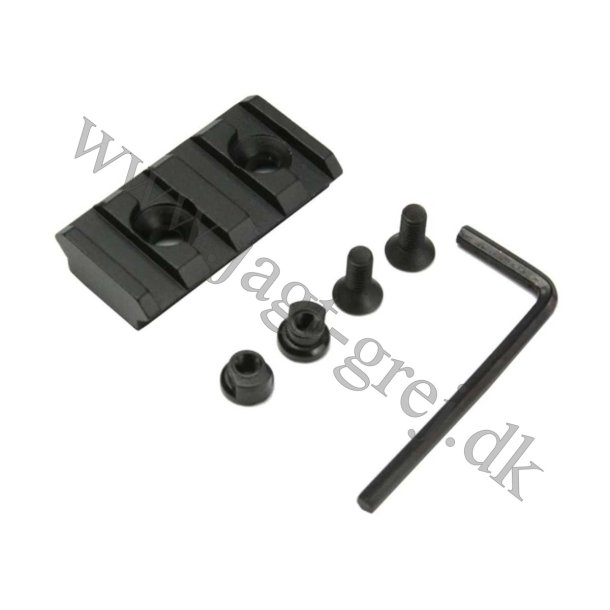 Universal Picatinny Rails m. m-lock og skruer