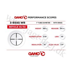 Gamo 3-9x40 W1PMH