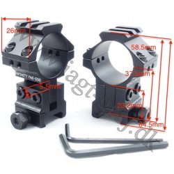 Justerbare montageringe