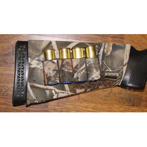 Patronholder til skftet m. plads til 4 patroner i siv camo