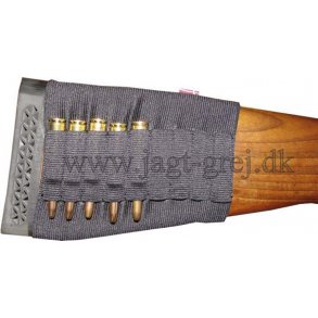 Riffel ammunitions holder til skftet.